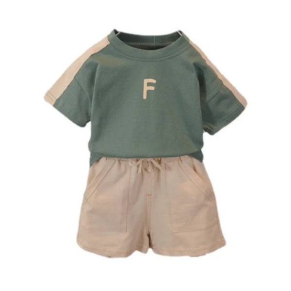 New Summer Baby Girl Clothes Suit Boys Clothing Children Fashion T-Shirt Shorts 2Pcs/Sets Toddler Casual Costume Kids Tracksuits