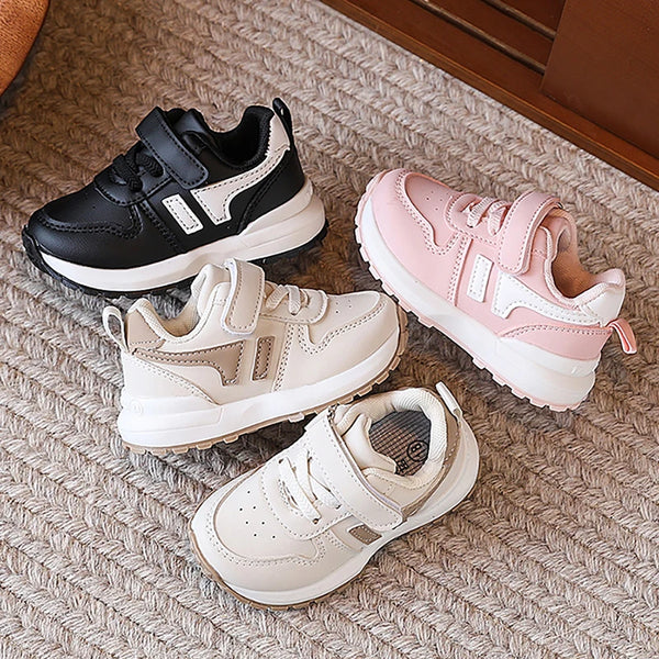Sport Shoes For Children PU Leather Boy's Running Shoes Ergonomics Baby Boy's Toddler Shoes Kid's Sneakers Girl's Autumn Shoes